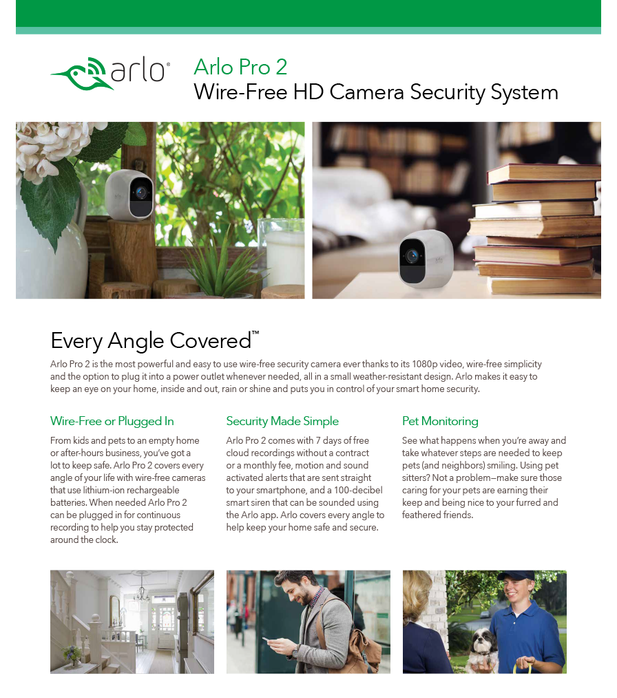 Pro 2 Smart Security System with 2 Cameras