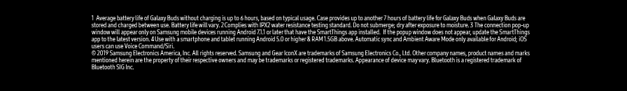 Galaxy Buds Wireless Earphones - Black/White