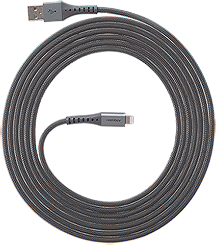 Ventev ChargeSync Alloy USB-A to Apple Lightning Cable 10ft