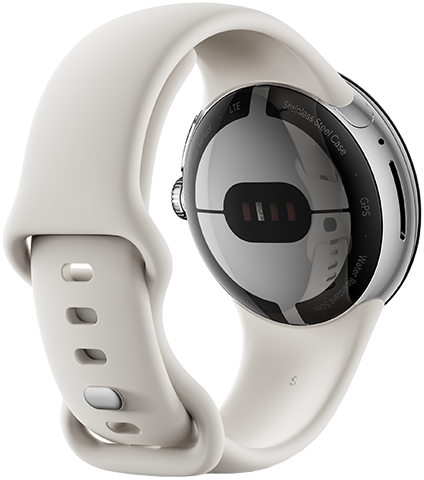 Google Pixel Watch LTE 41mm Silver Chalk | UScellular