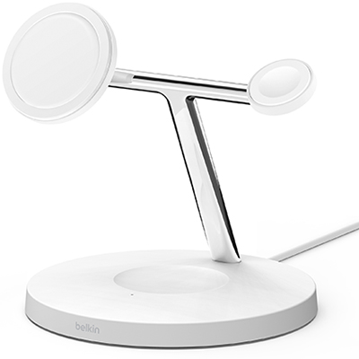 Belkin 3-in-1 Wireless Charging Stand with MagSafe product image