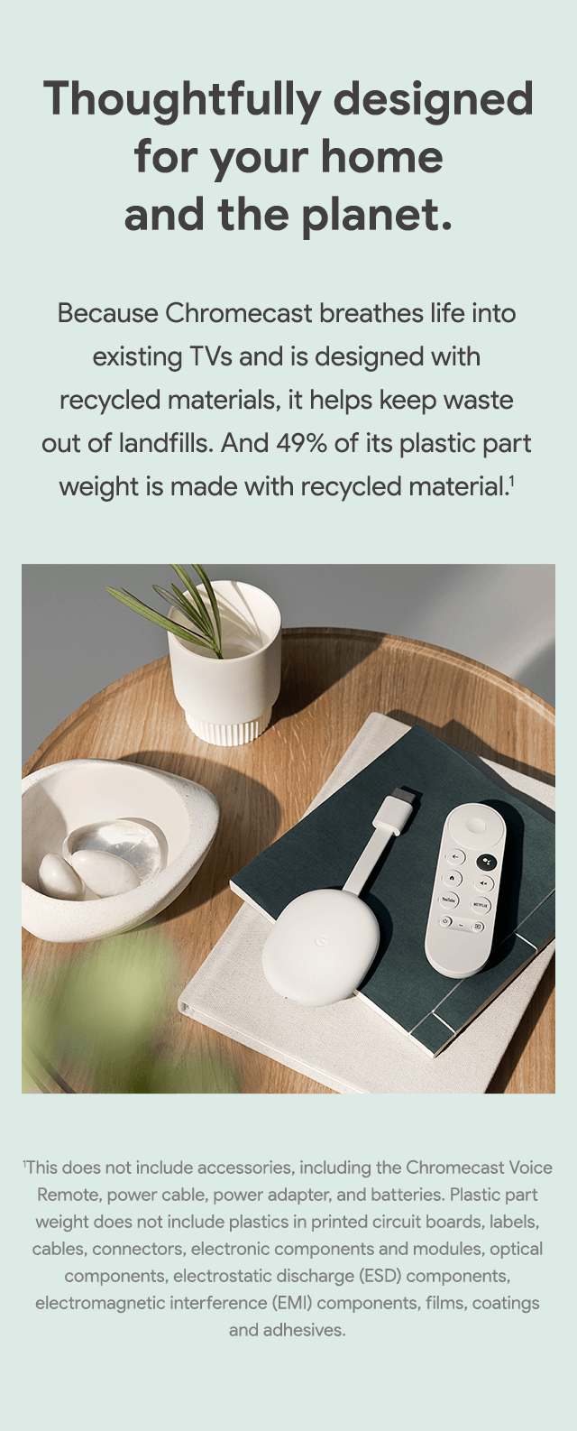 Thoughtfully designed for your home and the planet. - mobile