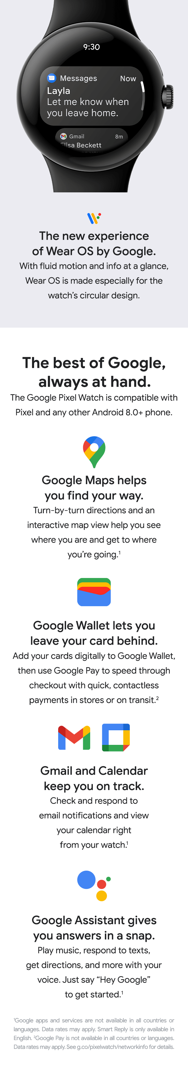 The new experience of Wear OS by Google. - mobile