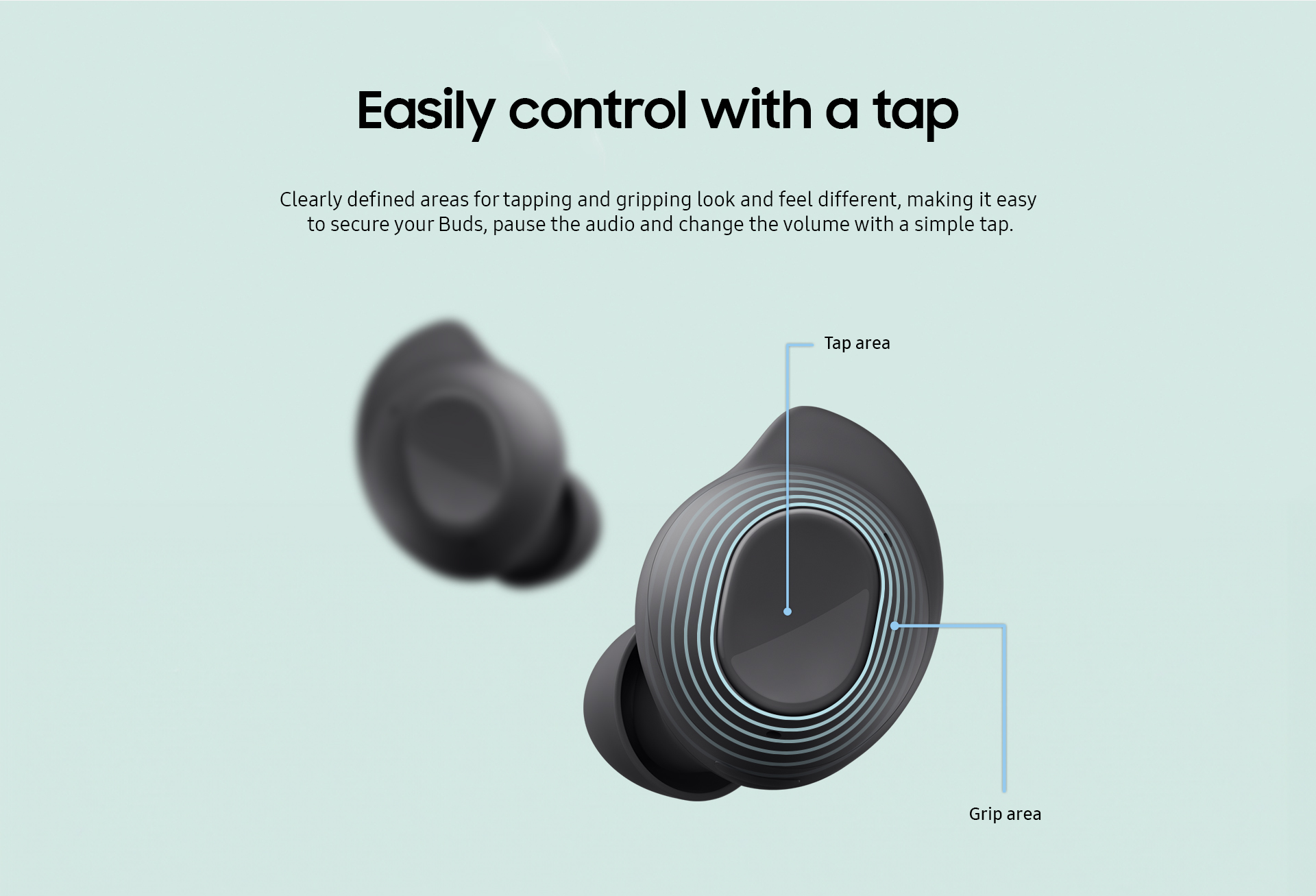 Easily control with a tap