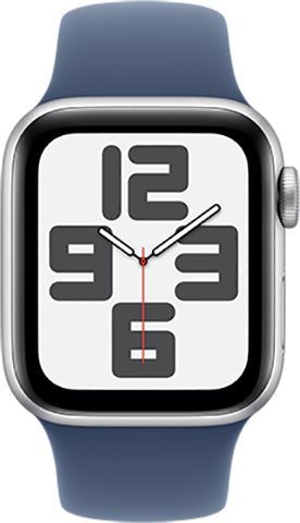 APPLE WATCH SE 40mm Silver GPS、ケース＆ベルト付