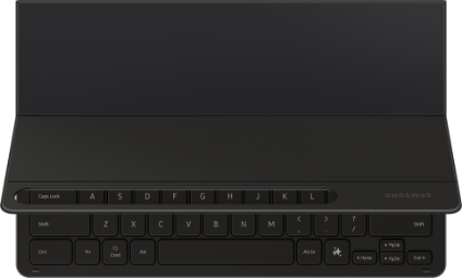Samsung Galaxy Tab S10+ Book Cover Keyboard Slim - Black