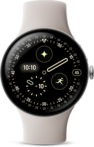 Google Pixel Watch4 41mm - Polished Silver Aluminum Case Google Pixel Watch4 41mm - Polished Silver Aluminum Case