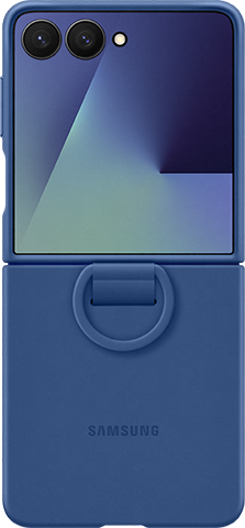 Galaxy Z Flip7 Ring Case (Silicone), Transparent Product Image