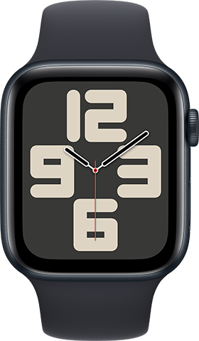 Apple Watch SE 2nd Gen 2023 Aluminum Midnight Band 44mm SM