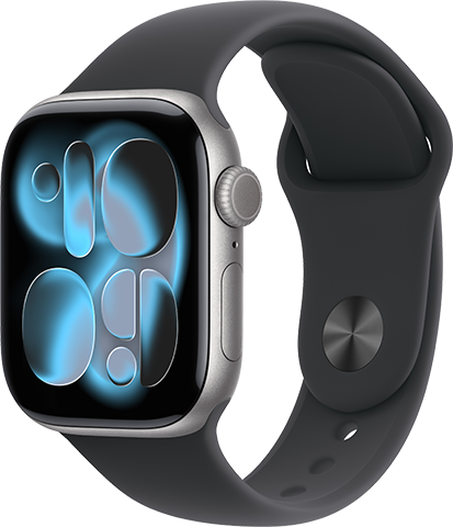 Apple Watch Series 11 42mm, GPS Cellular, Space Gray Aluminum