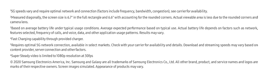 Samsung Galaxy A71 legal