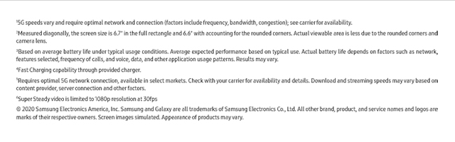 Samsung Galaxy A71 legal