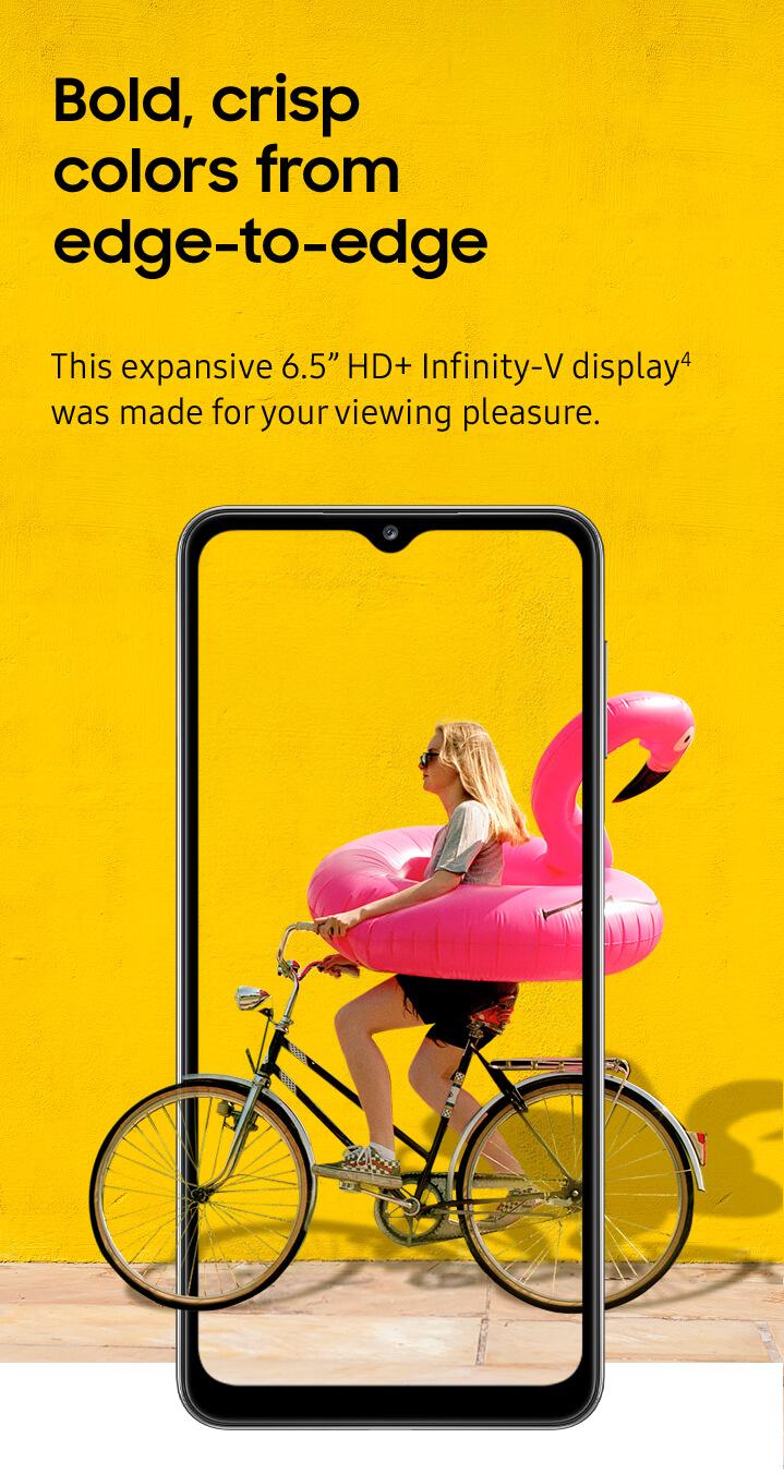 Bold, crisp colors from edge-to-edge - mobile