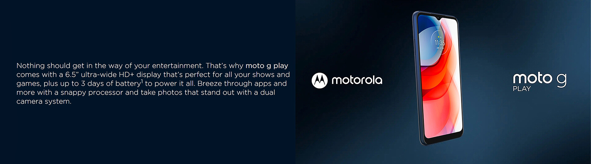 Motorola moto g play (2021).