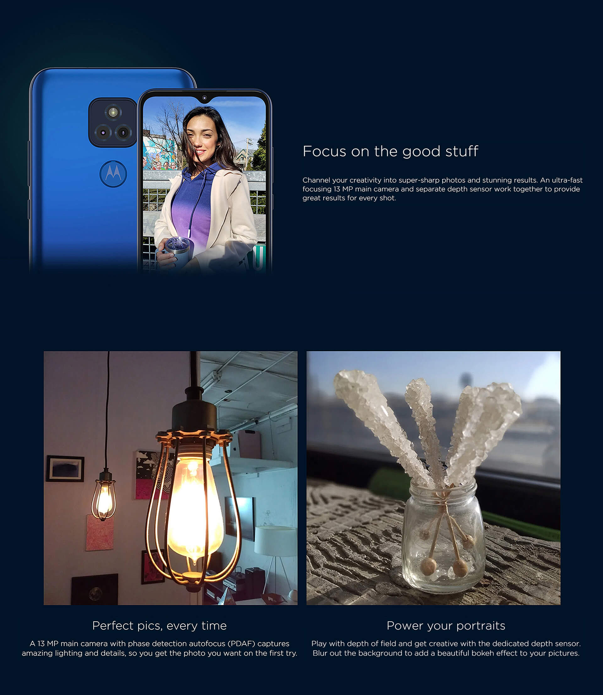 Focus on the good stuff.