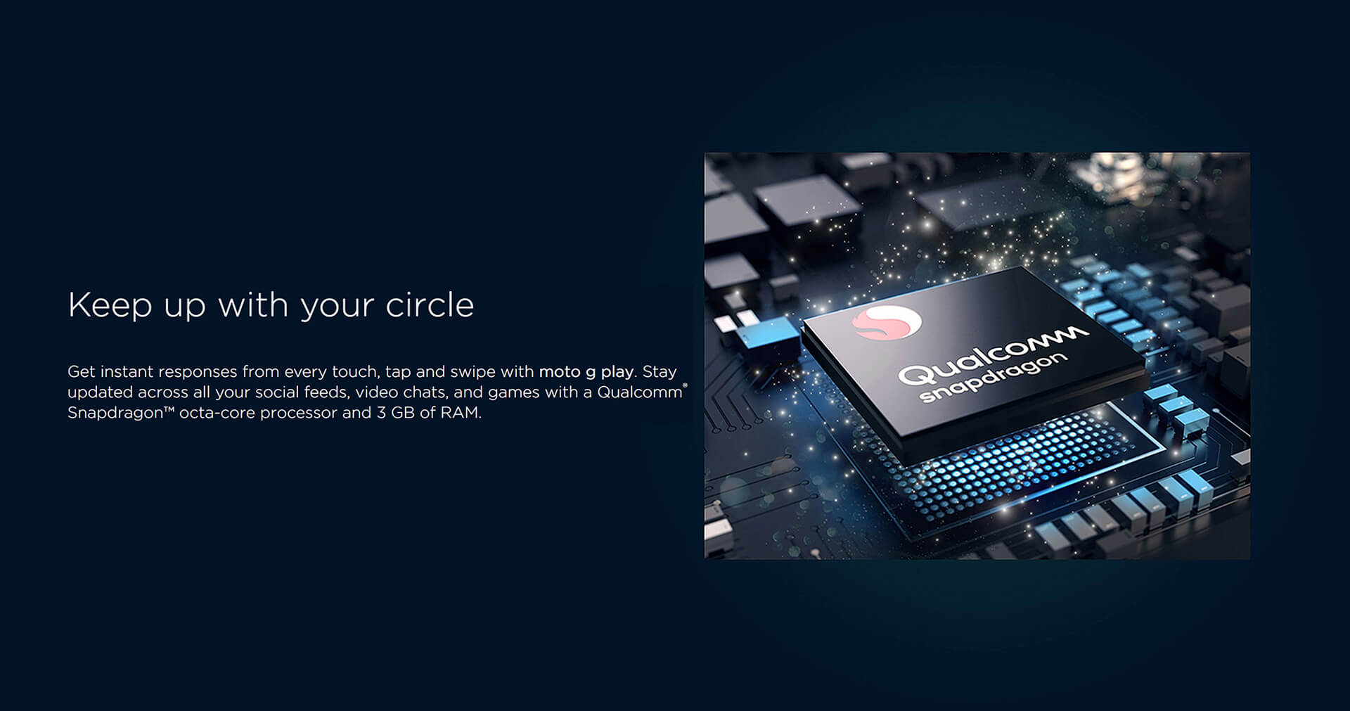 Keep up with your circle.