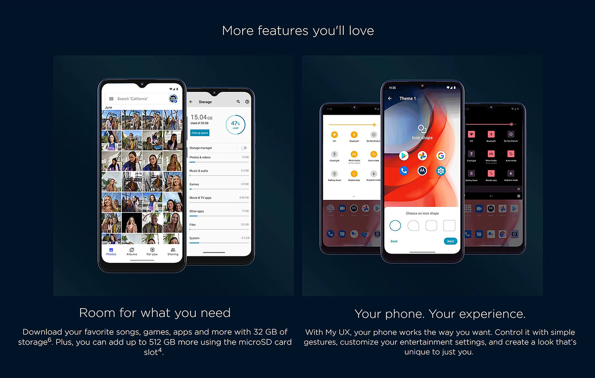 More features you'll love.