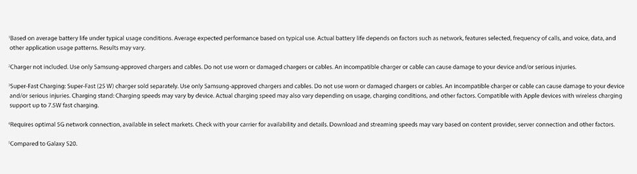 Samsung Galaxy S21 FE 5G legal