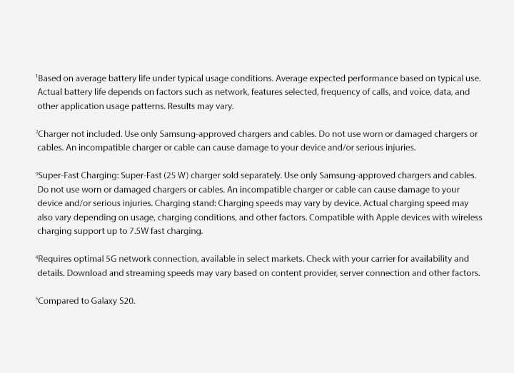 Samsung Galaxy S21 FE 5G legal - mobile