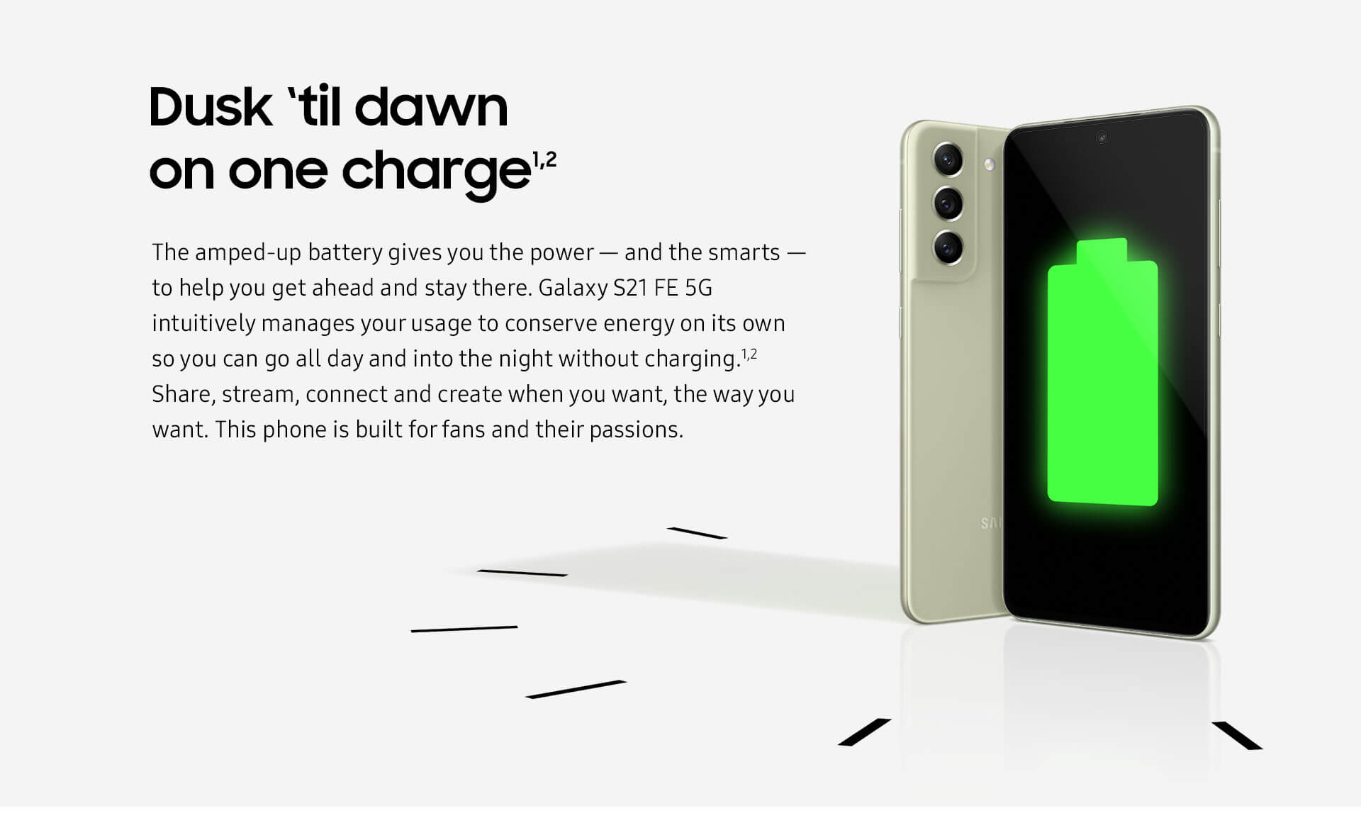 Dusk 'til dawn on one charge