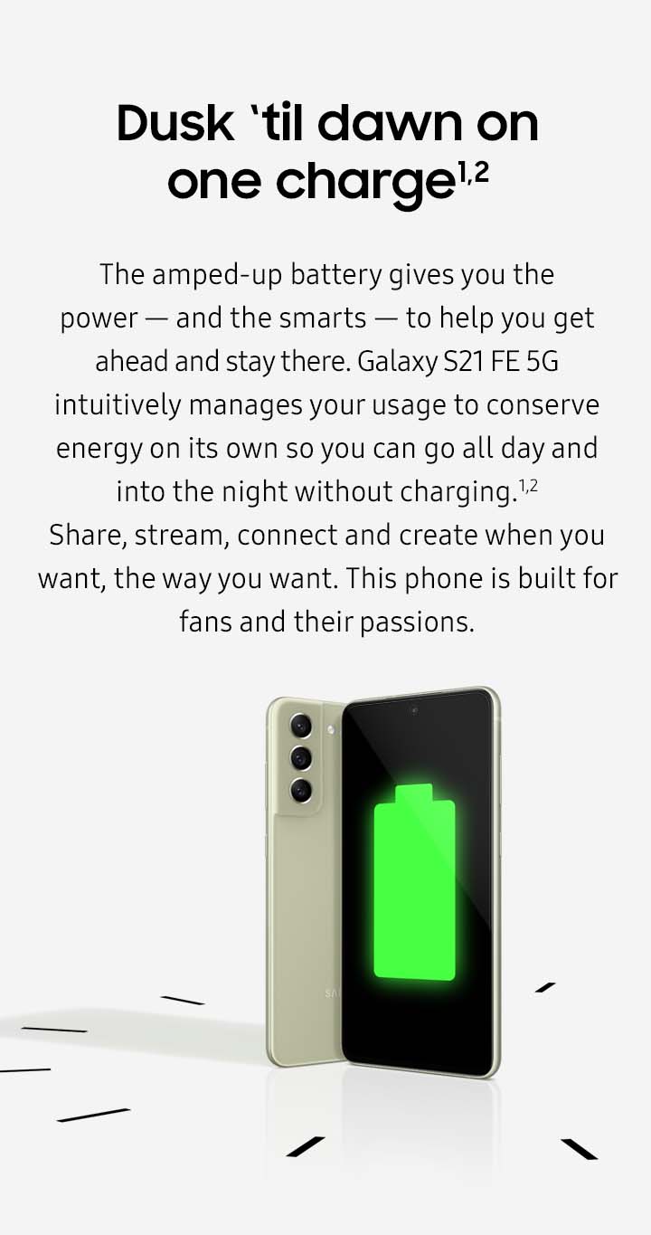 Dusk 'til dawn on one charge - mobile