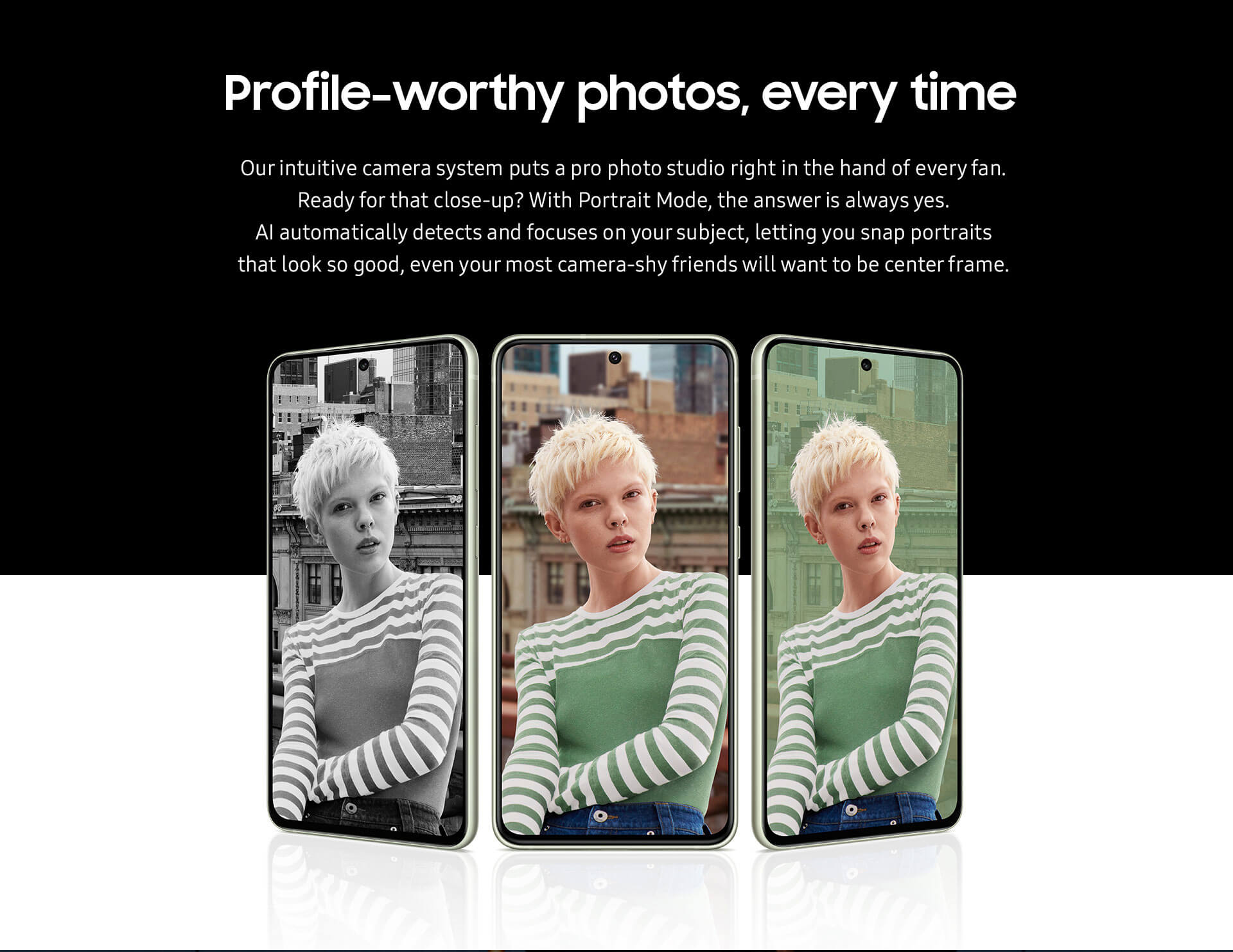 Profile-worthy photos, every time.