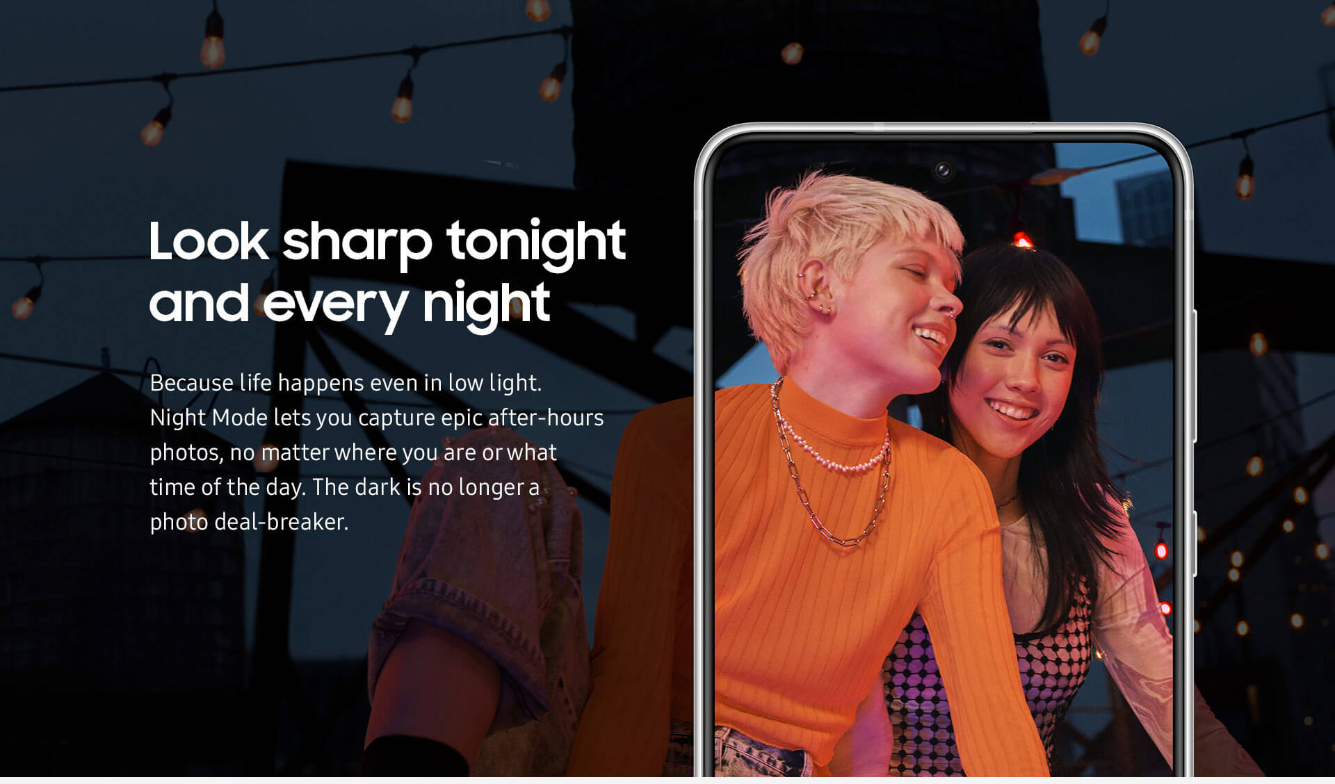 Look sharp tonight and every night.