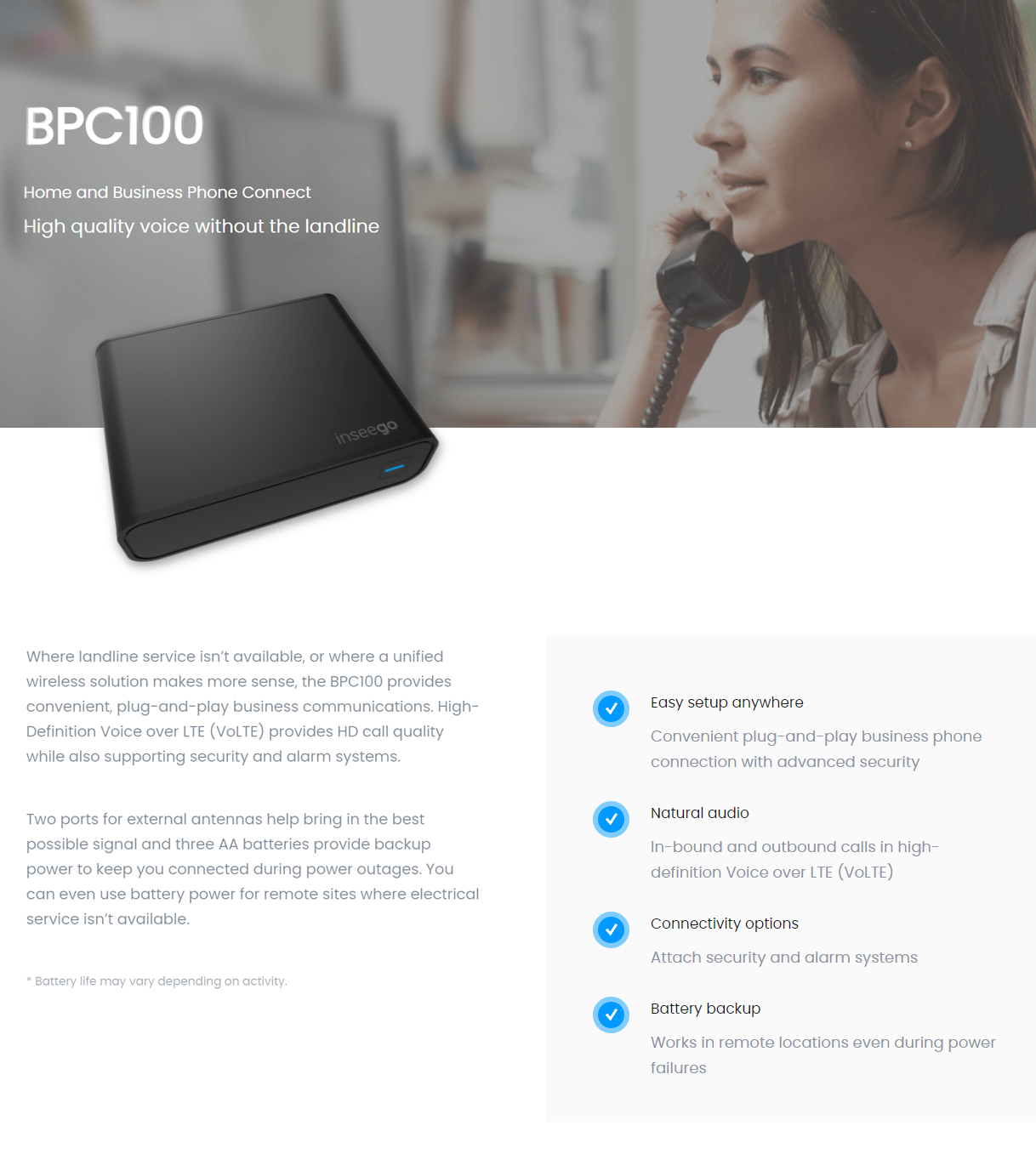 Inseego BPC100 Home and Business Phone Connect