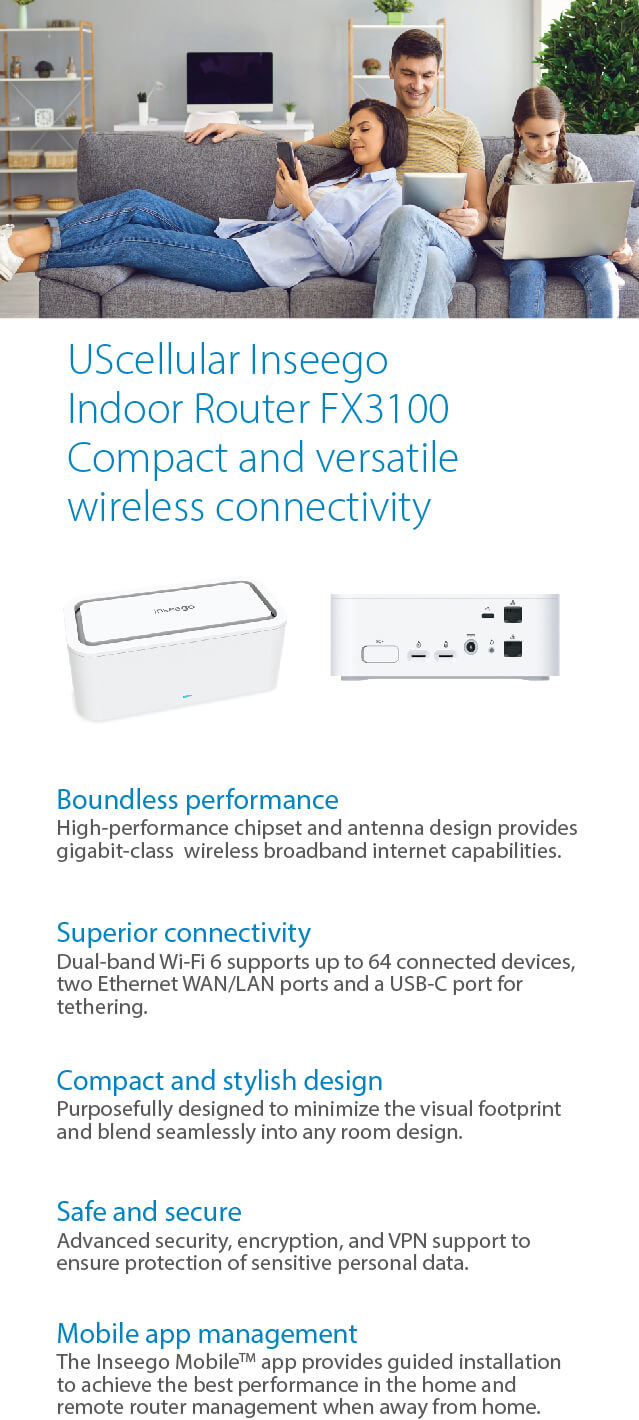 Inseego Indoor Router FX3100 - mobile