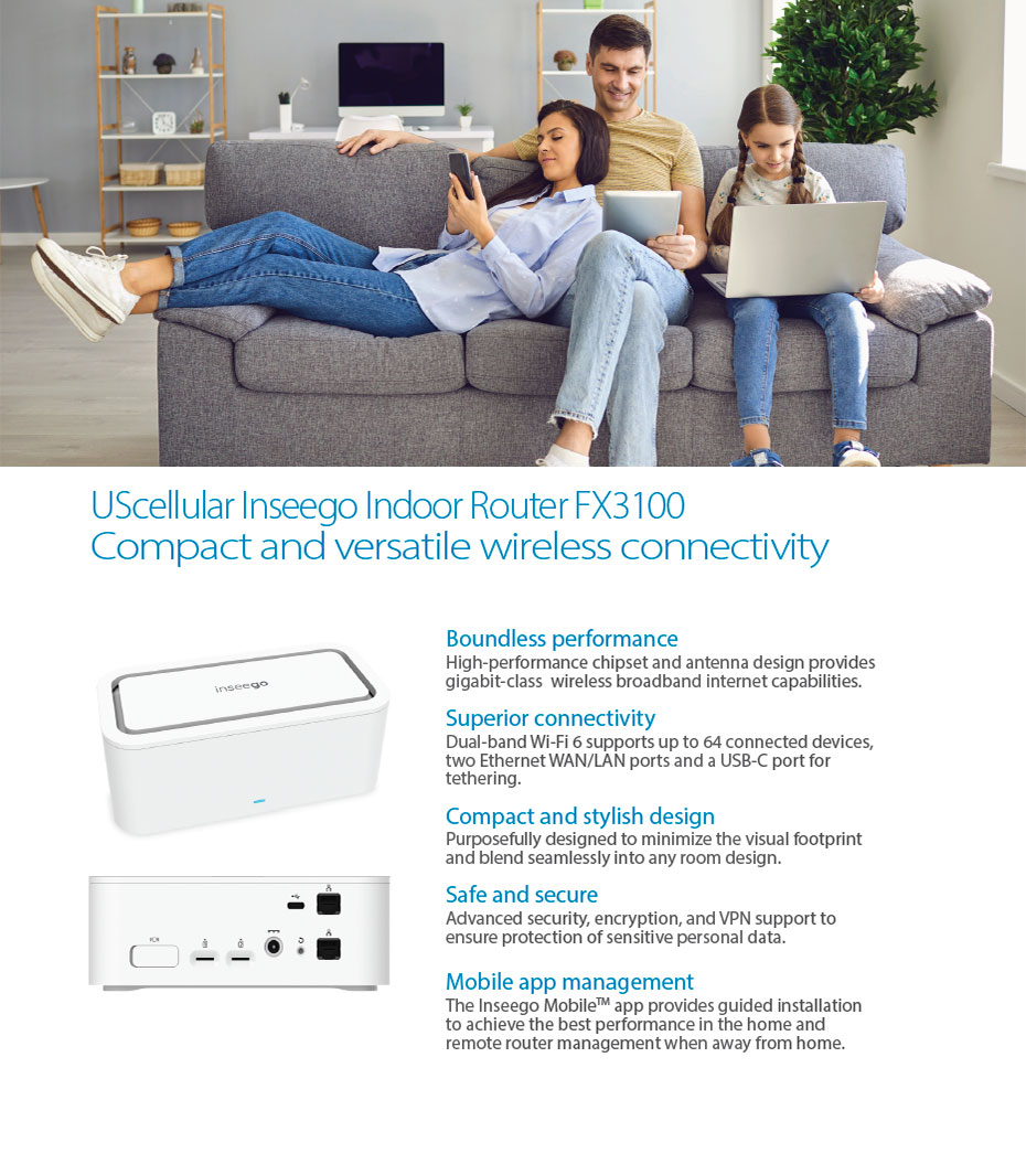 Inseego Indoor Router FX3100.