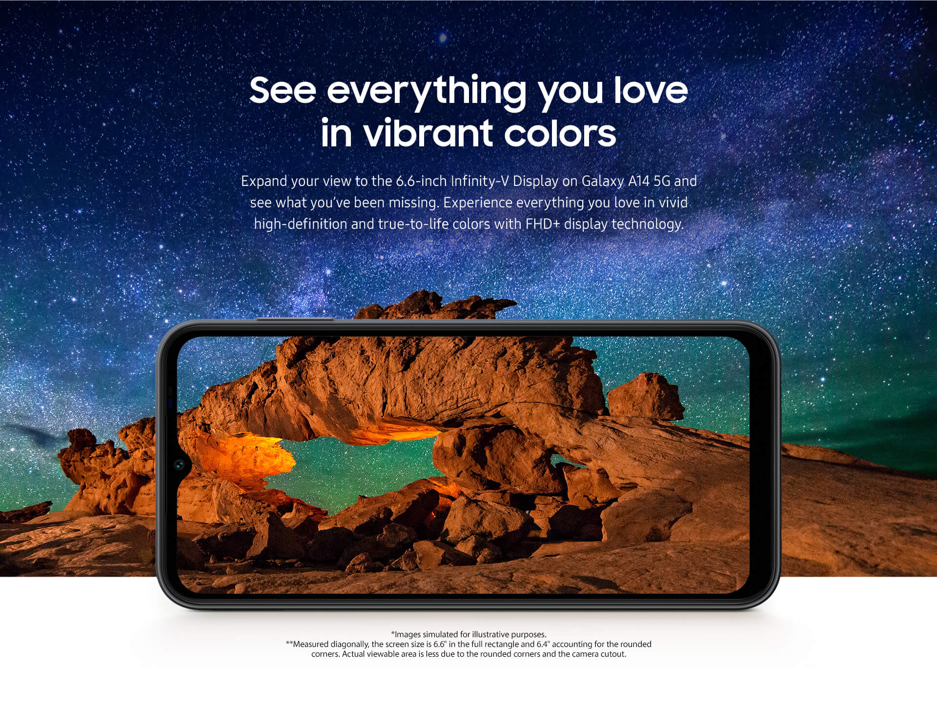 See everything you love in vibrant colors.