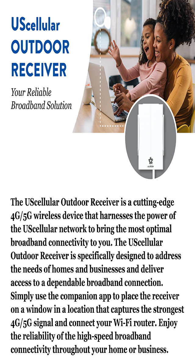 UScellular Outdoor Receiver page 1 - mobile