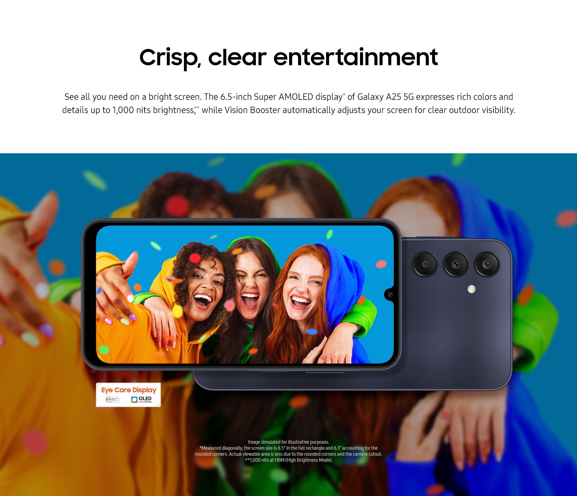 See everything you love in vibrant colors.