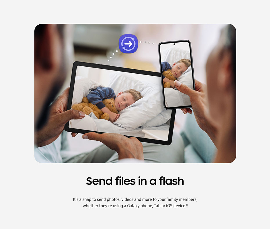 Send files in a flash.