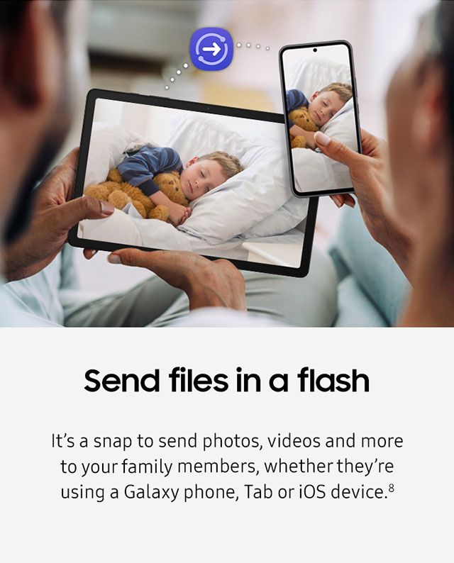 Send files in a flash - mobile