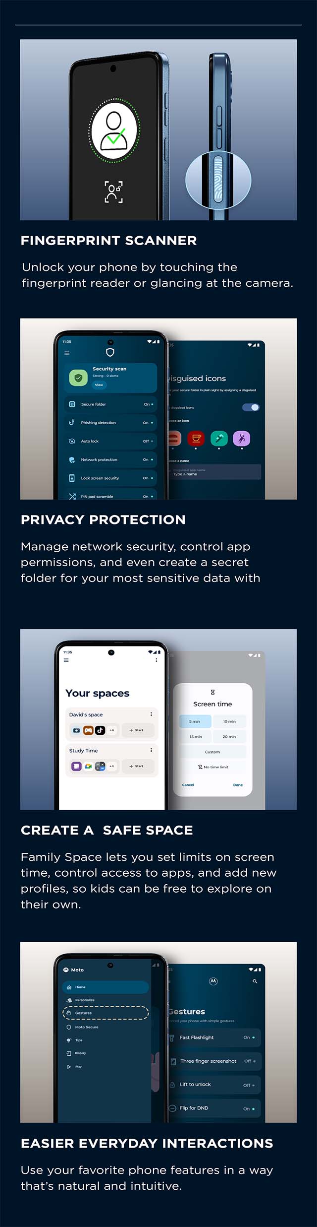 Moto g play additional features - mobile