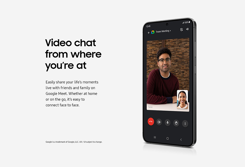 Video chat from where you're at.