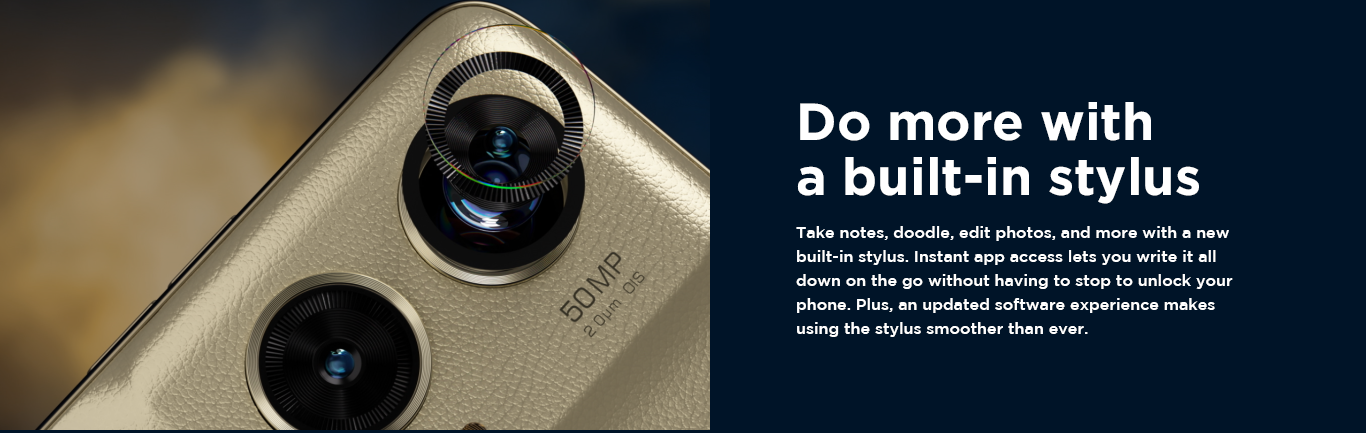 Do more with a built-in stylus