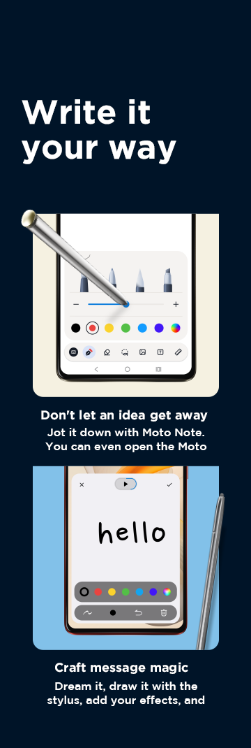 Write it your way - mobile