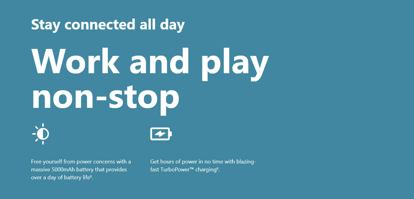 Stay connected all day.