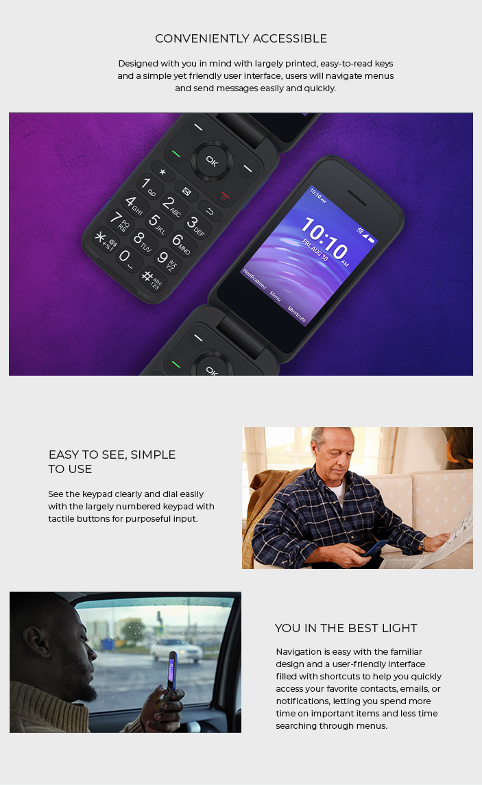 Conveniently accessible.