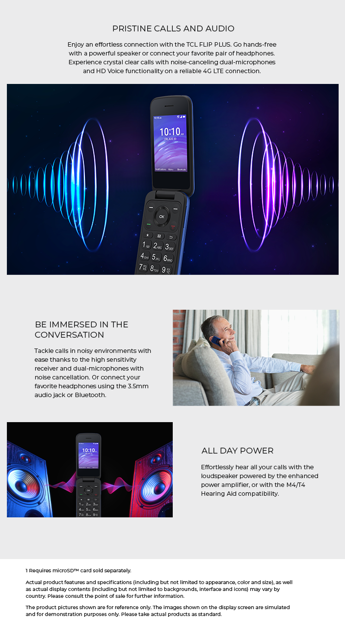 Pristine calls and audio