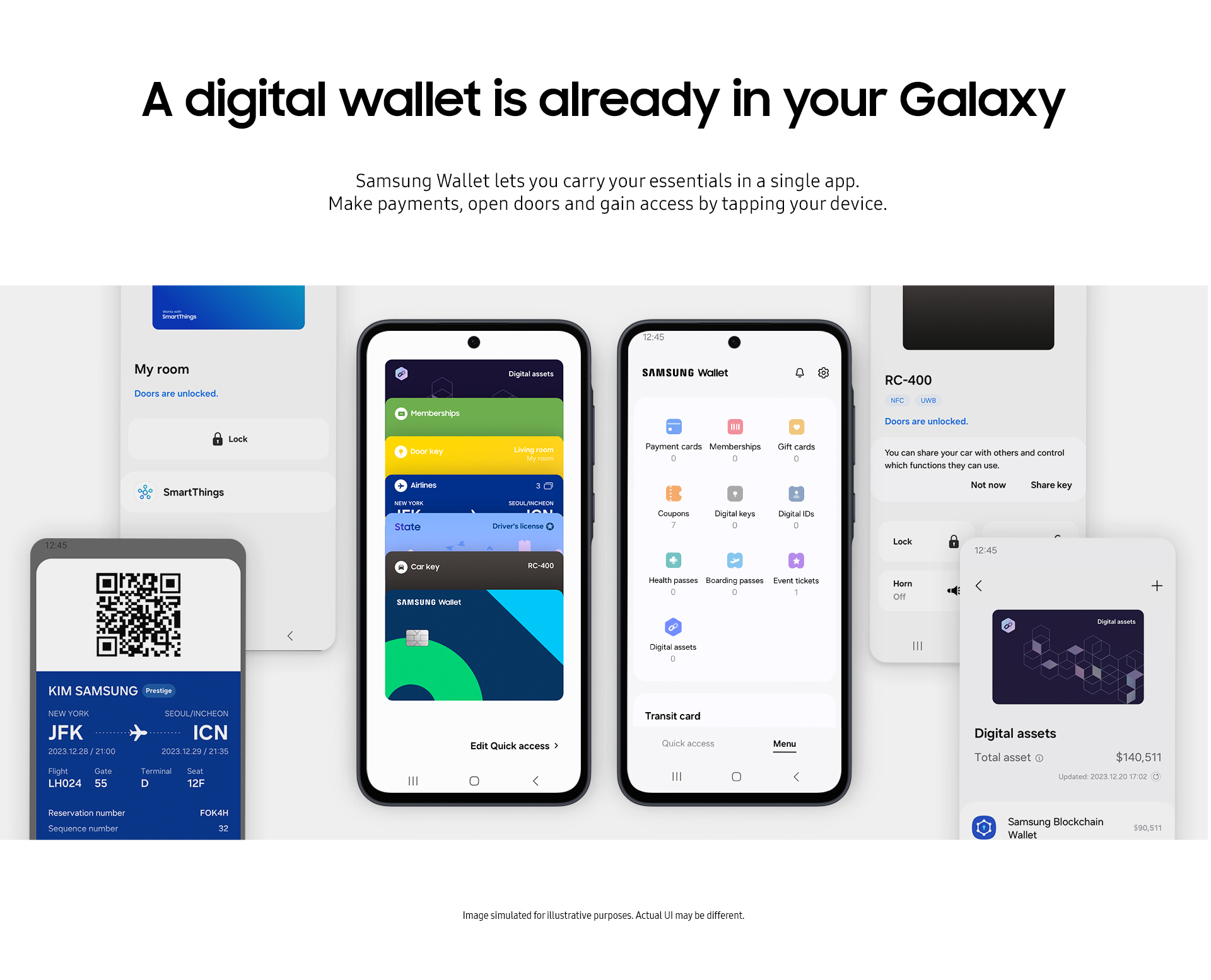 A digital wallet is already in your Galaxy.