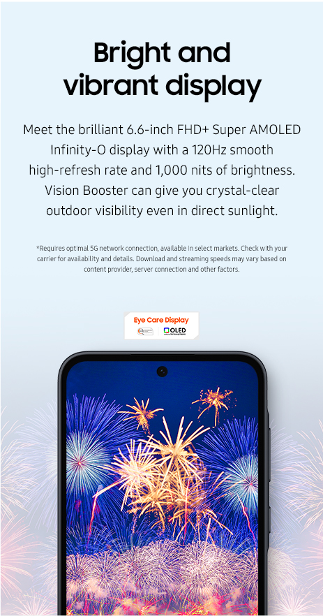 Bright and vibrant display - mobile