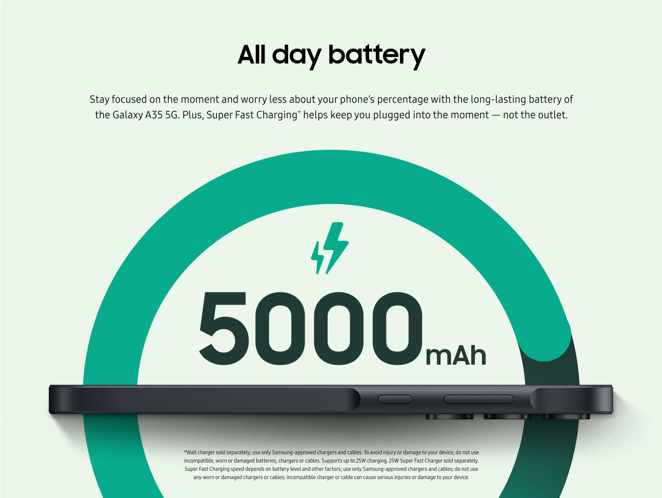 All day battery