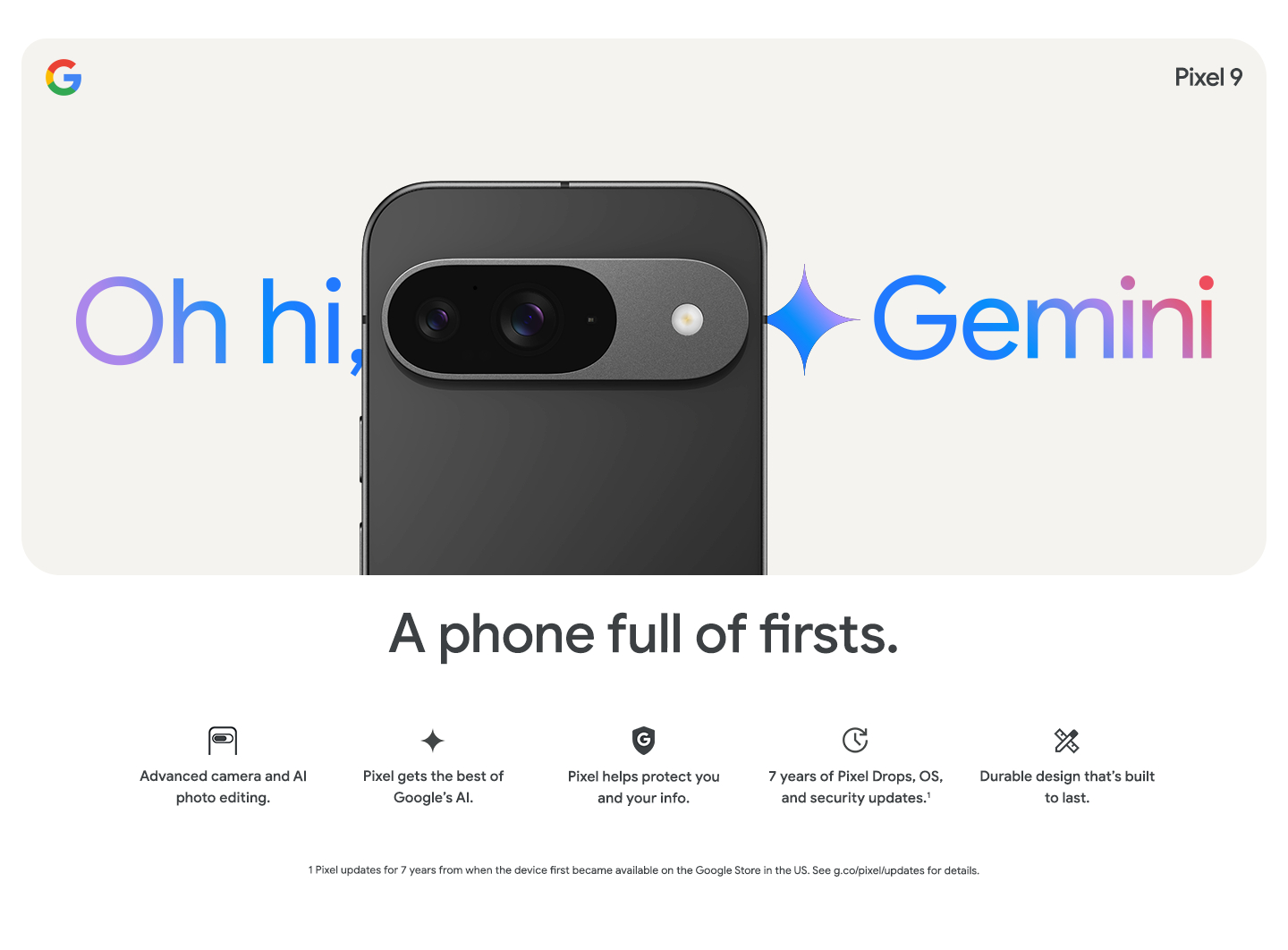 A phone full of firsts