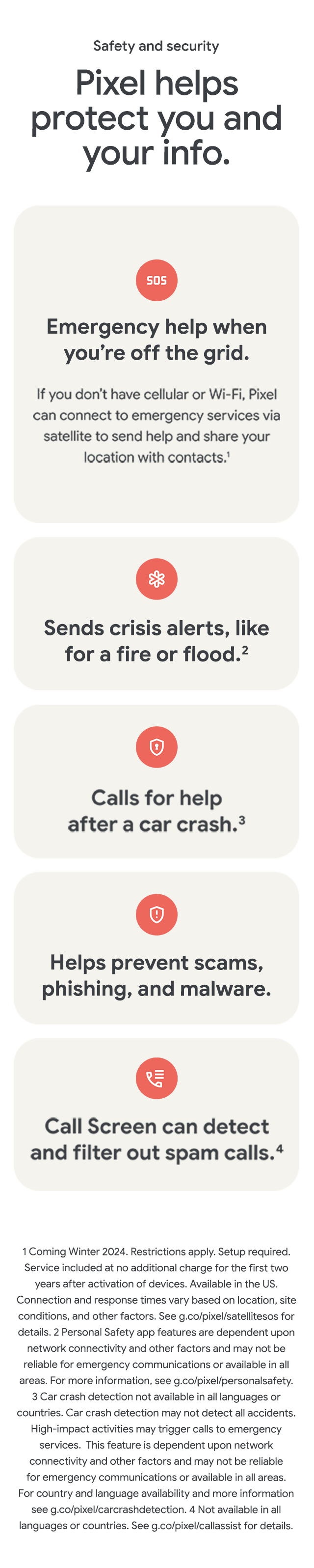 Pixel helps protect you and your info - mobile