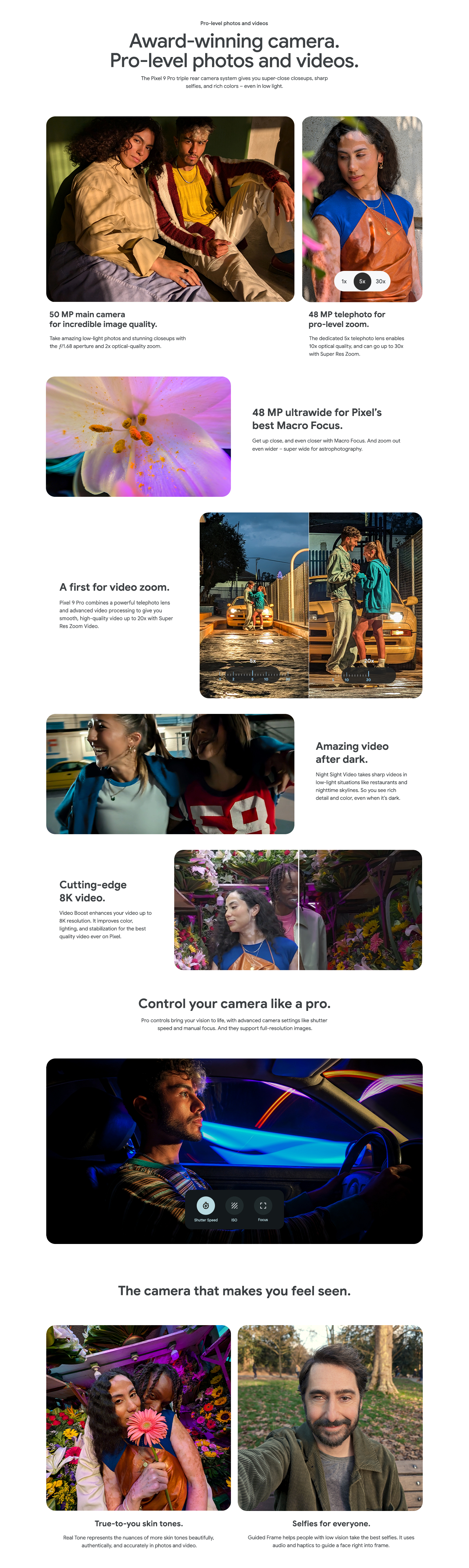 Award-winning camera. Pro-level photos and videos.