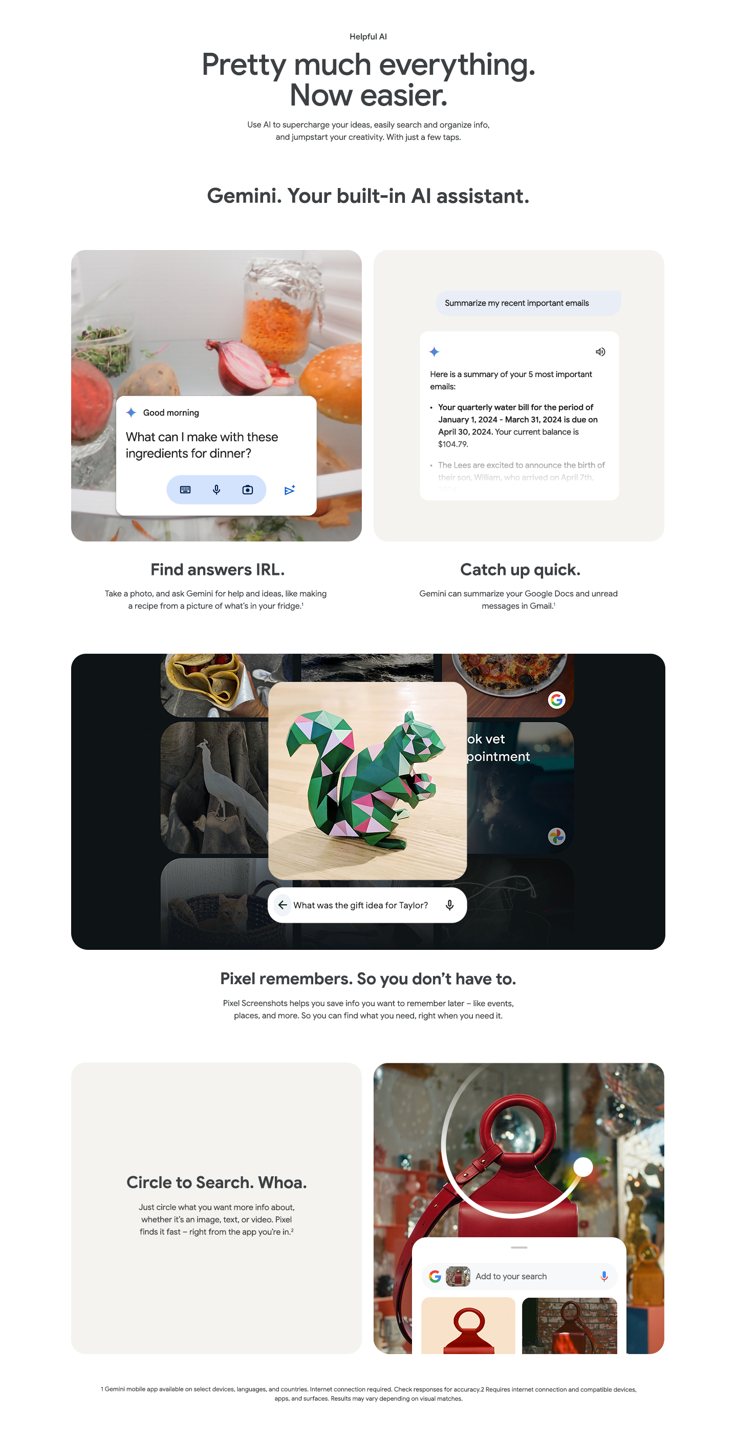 Pretty much everything. Now easier.