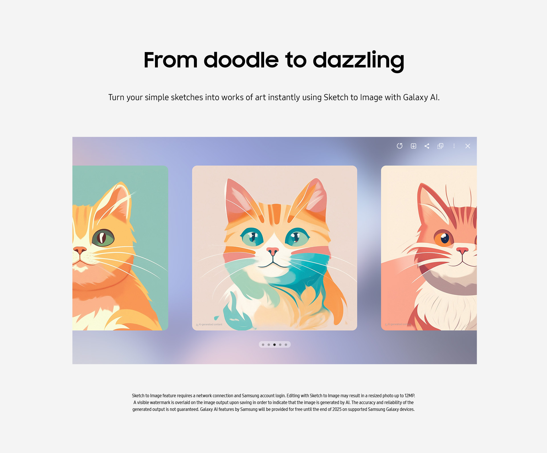 From doodle to dazzling.